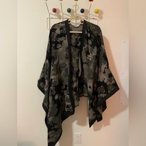 Alexander McQueen Abstract Wrap with Butterfly and Skulls - Classic McQueen